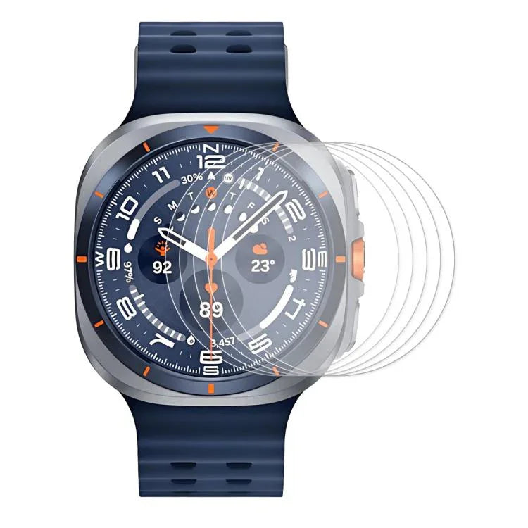 5pcs ENKAY 0.2mm 9H Tempered Glass Screen Protector Watch Film, For Samsung Galaxy Watch Ultra 47mm / Ultra 2025, For Samsung Galaxy Watch8 44mm, For Samsung Galaxy Watch8 40mm, For Samsung Galaxy Watch6 Classic / Ultra 47mm