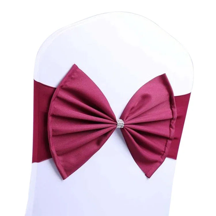 Spandex Chair Sash fit all chair Wedding Chair Sashes Bow Elastic Chair Ribbon Back Tie Bands for Wedding Party Ceremony Banquet, TBD0324630401A, TBD0324630401B, TBD0324630401C, TBD0324630401D, TBD0324630401E, TBD0324630401F, TBD0324630401G