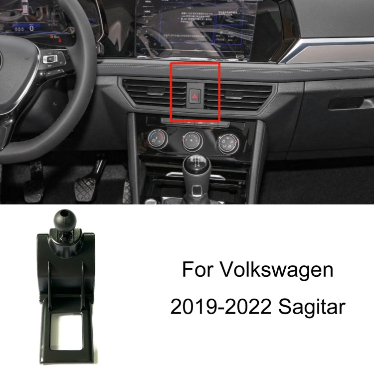 For Volkswagen Car Air Outlet Modified Mobile Phone Holder Base, 19-22 Sagitar, 19-22 Tayron/ Tayron X, 19-23 Touareg, 19-21 Tharu, 20 Viloran, 19-23 T_Cross/20-21 TACOUA, 21-23 Teramont/Teramont X/Viloran, 22 Tiguan L/Tiguan X, 21 Golf 8, 21 CC