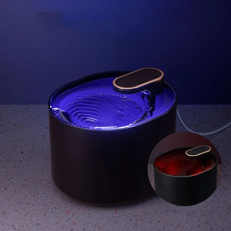 3L Electric Pet Water Dispenser Automatic Cat Water Fountain With Light - Trustpick