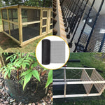 40x300cm Hexagonal Plastic Fence Gardening Flower Poultry Enclosure - Trustpick