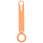 Anti-scratch Polyurethane Case Cover with Hang Loop for AirTag 2nd Gen / AirTag 1st Gen