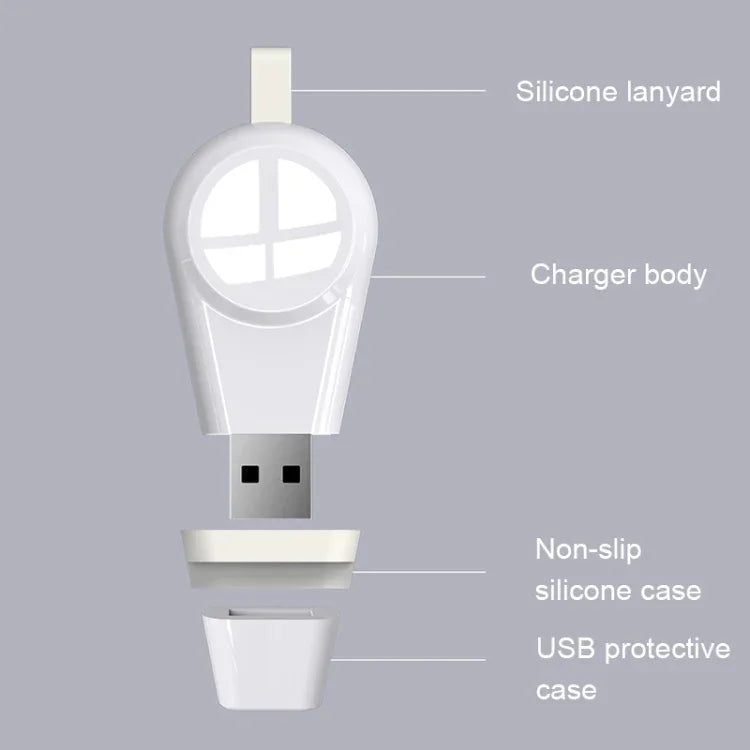 B2 Universal Portable Qi Standard Magnetic USB Wireless Charger for Apple Watch Series 4 & 3 & 2 & 1