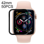 50 PCS For Apple Watch Series 3 / 2 / 1 42mm Soft PET Film Full Cover Screen Protector, For Apple Watch Series 3 / 2 / 1 42mm