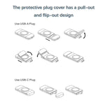 U8 USB / Type-C Magnetic Wireless Charger Fast Charger for Apple Watch Series, U8