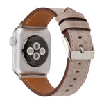 For Apple Watch Ultra 49mm&Watch Ultra 2 49mm / Series 10 46mm / 9&8&7 45mm / SE 3&SE 2&6&SE&5&4 44mm / 3&2&1 42mm Fresh Style Genuine Leather Watch Band, 42mm