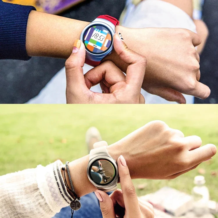 For Samsung Gear S2 Sport / Gear S2 Watch Solid Color Silicone Watchband