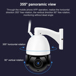 QX5 2.0 Million Pixels 1080P HD 20X Zoom Wireless WiFi Dome Smart Camera, Support Infrared Night Vision / Motion Detection / Voice Intercom / TF Card, AU Plug, WiFi Version