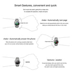 SMA-Round 1.28 inch Color Touch Screen Bluetooth Smart Watch, Waterproof, Support Voice Control / Heart Rate Monitor / Sleep Monitor / Bluetooth Camera, Compatible with Android and iOS System, SMA-Round/Orange Leather Strap, SMA-Round/Silver Leather St...