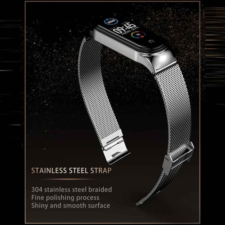 Mijobs Milan CS Screwless Buckle Metal Watch Band Case for Xiaomi Mi Band 5 & 6, Host not Included