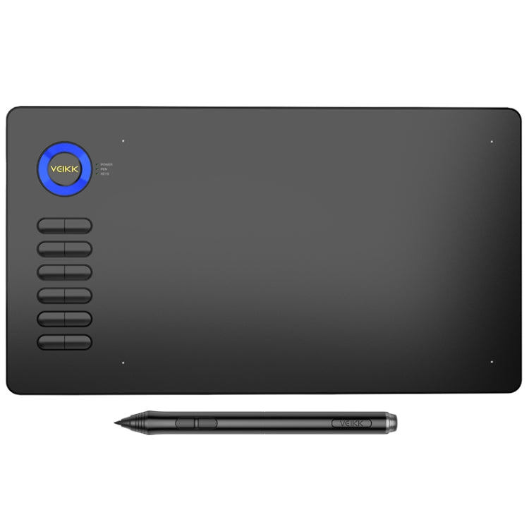 VEIKK A15 10x6 inch 5080 LPI Smart Touch Electronic Graphic Tablet, with Type-C Interface, A15 Red, A15 Gold, A15 Blue