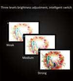 A4 Size 5W 5V LED LED Stepless Dimmable Acrylic Copy Boards for Anime Sketch Drawing Sketchpad, with USB Cable , Size：220x330x5mm, Stepless Dimmable