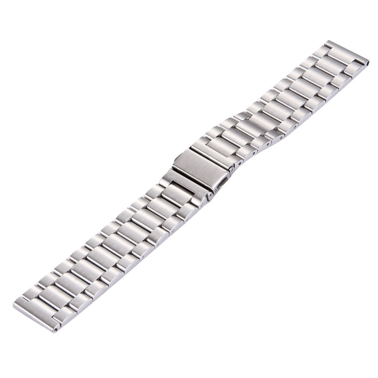 22mm Three Flat Buckle For Samsung Gear S2 Classic Smart Watch Butterfly Buckle 3 Beads Stainless Steel Watchband