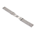 For Samsung Gear S3 Classic Smart Watch Butterfly Buckle 3 Beads Stainless Steel Watchband