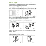 BHT-002GCLW 3A Load Water / Gas Boiler Type LCD Digital Heating Room Thermostat with Time Display, WiFi Control, BHT-002GBLW 3A  (Black) Gas Boiler Type, BHT-002GBLW 3A (White) Gas Boiler Type