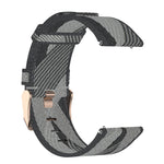 23mm Stripe Weave Nylon Wrist Strap Watch Band for Fitbit Versa 2, Fitbit Versa, Fitbit Versa Lite, Fitbit Blaze