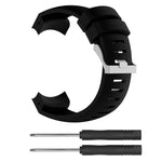 Silicone  Watch Band for SUUNTO Core ALU Black