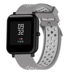 Double Colour Silicone Sport Watch Band for Xiaomi Huami Amazfit Bip Lite Version 20mm