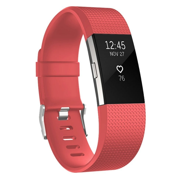 Square Pattern Adjustable Sport Watch Band for FITBIT Charge 2, Size: S, 10.5x8.5cm, S, Mint Green, Coral Red, S, Navy Blue, S, Dark Purple, S, Purple, S, Orange, S, Cyan, S, Pink, S, Red, S, Green, S, Rose Red, S, Grey, S, Sky Blue, S, Blue, S, White ...