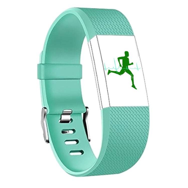 Square Pattern Adjustable Sport Watch Band for FITBIT Charge 2, Size: S, 10.5x8.5cm, S, Mint Green, Coral Red, S, Navy Blue, S, Dark Purple, S, Purple, S, Orange, S, Cyan, S, Pink, S, Red, S, Green, S, Rose Red, S, Grey, S, Sky Blue, S, Blue, S, White ...