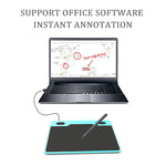 10Moons T503 Drawing Tablet Can Be Connected to mobile Phone Tablet with 8192 Passive Pen