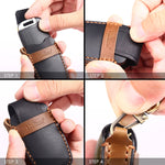 For Ford F-150 5-button C073 Car Key Leather Protective Case, C073