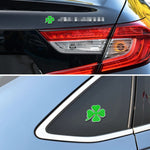 Four Leaf Clover Luck Symbol Badge Labeling Sticker Styling Car Decoration, Size: 4x3x0.3cm, Size: 4x3x0.3cm