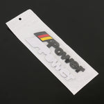 Car Germany Flag Style Power Metal Personalized Decorative Stickers, Size: 14x3x0.3cm, Germany Flag Style Power