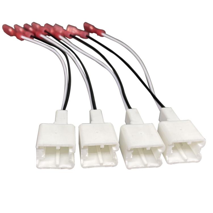 2pcs Car Audio Speaker Connector Cable Door Speaker Wire Harness Adapter for Nissan / Infiniti, For Nissan / Infiniti