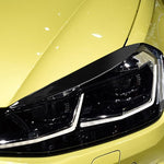 Pair Car Lamp Eyebrow Soft Decorative Sticker for Volkswagen Golf 7 / 7.5 2013-2018, For Volkswagen Golf 7 / 7.5 2013-2018