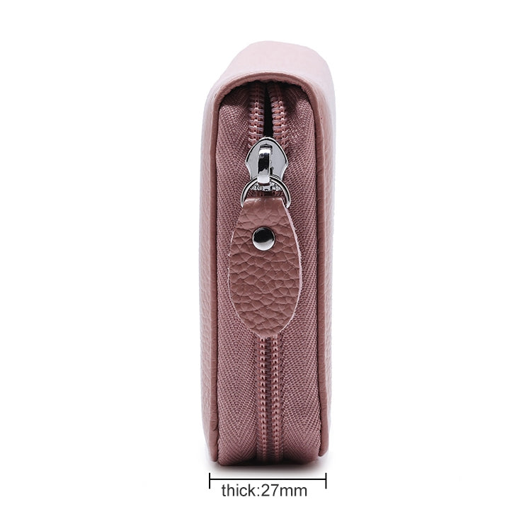 902 Antimagnetic RFID Litchi Texture Women Large Capacity Hand Wallet Purse Phone Bag with Card Slots