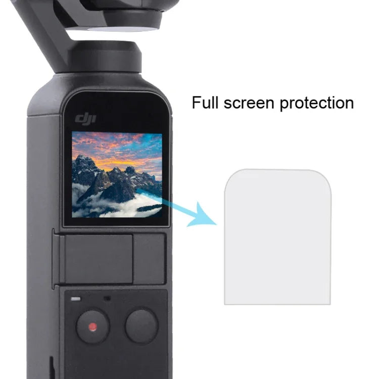 6 PCS HD Lens Protector + Screen Film for DJI OSMO Pocket Gimbal, HD Lens Protector