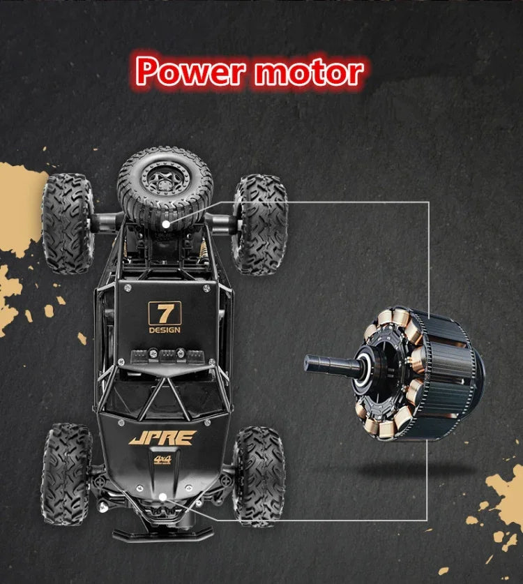 HD6241 1:16 Mountain-climbing Four-wheel Children Remote-controlled Off-road Vehicle Toy