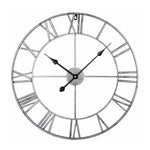 45cm Retro Living Room Iron Round Roman Numeral Mute Decorative Wall Clock, 45cm