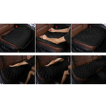 3 PCS / Set Luxurious Warm Car Seat Cover Cushion Universal Front Back Seat Covers Car Non-slip Chair Pad Warm Car Mats No Back Plush Cushion