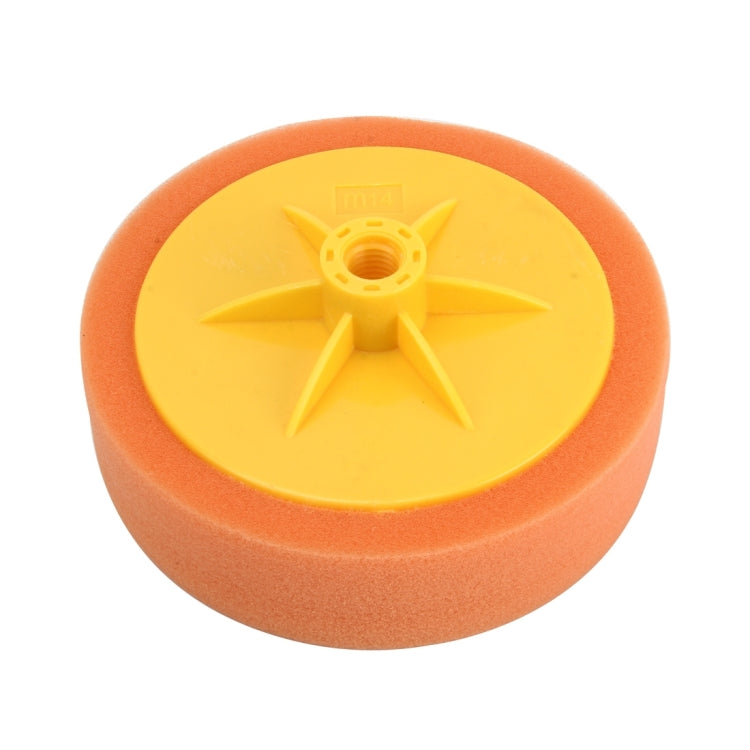 Polishing Disc Auto Polishing Machine Dedicated Sponge Wheel Wax Polishing Sponge Decontamination Sponge,Screw Hole Diameter:14mm, 14mm