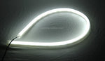 2 PCS 12V Car Daytime Running Lights Soft Article Lamp, White + Yellow Light, Length: 85cm, 85cm