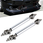 2 PCS Car Modification Large Surrounded By The Rod Telescopic Lever Front and Rear Bars Fixed Front Lip Back Shovel Adjustable Small Rod, Length: 10cm, Length: 10cm