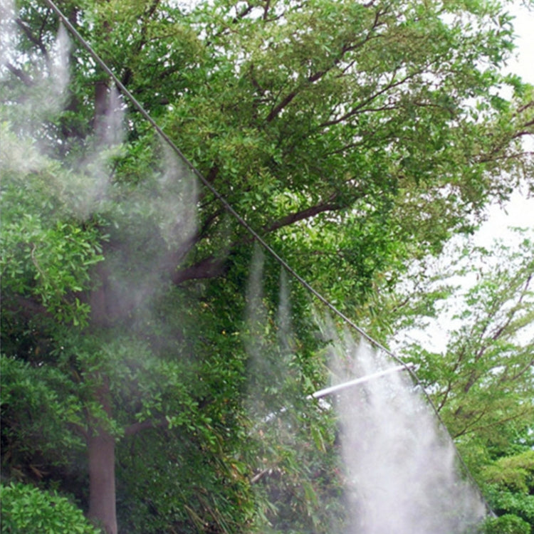 Outdoor Lawn Garden PE Hose Mist Watering Line Misting Cooling System with 16 x Mist Nozzles, Length: 12m, Length: 12m