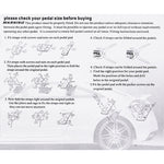 CS-322 2 in 1 Non-Slip Manual Car Truck Pedals Foot Brake Pad Cover Set, CS-322