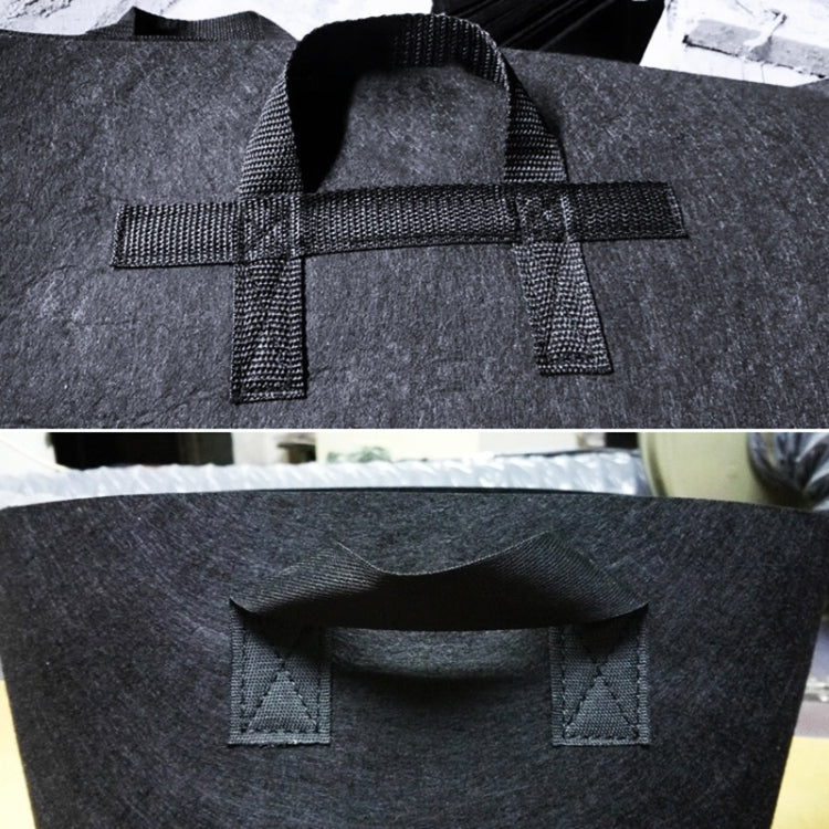 20 Gallon Planting Grow Bag Thickened Non-woven Aeration Fabric Pot Container with Handle, 20 Gallon