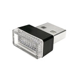 Universal PC Car USB LED Atmosphere Lights Emergency Lighting Decorative Lamp, Red Light, Yellow Light, Ice Blue, Blue Light, Pink Light, Green Light
