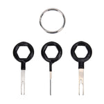 3 PCS Auto Car Rubberized Plug Circuit Board Wire Harness Terminal Extraction Pick Connector Crimp Pin Back Needle Remove Tool, 3 PCS (Rubberized)