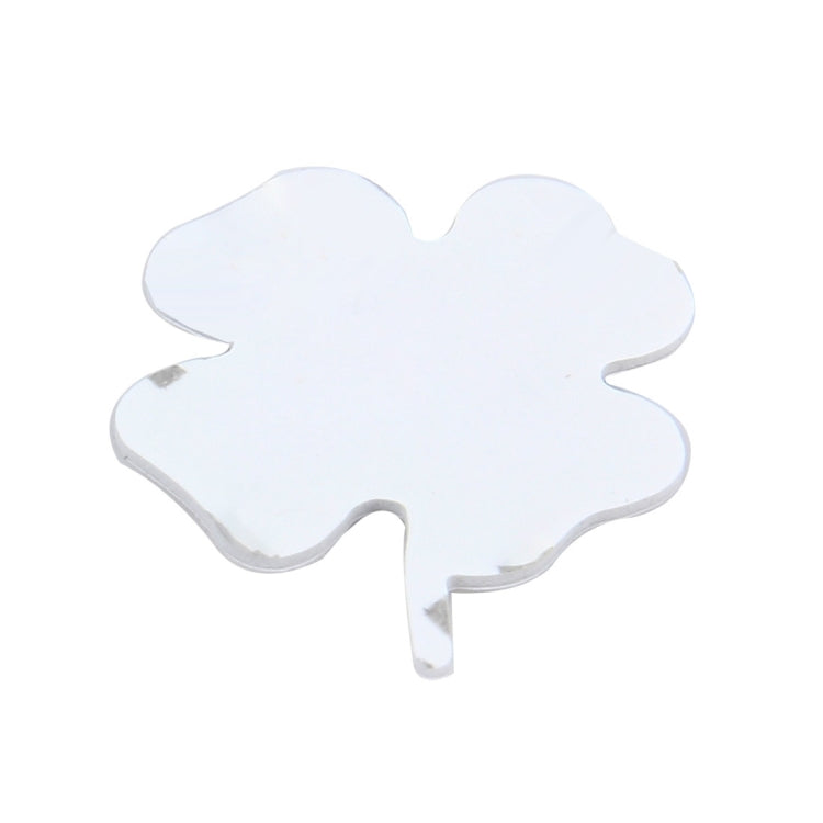 Four Leaf Clover Herb Luck Symbol Badge Emblem Labeling Sticker Styling Car Dashboard  Decoration, Size: 4*3.3cm, Size: 4x3.3cm