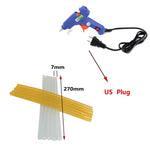 44 in 1 Auto Car Metal PDR Dent Lifter-Glue Puller Tab Hail Removal Paintless Car Dent Repair Tools Kit, with 20W Glue Gun, US Plug or EU Plug, 44 in 1