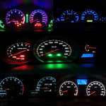 10PCS 2W T4.2 Wedge Instrument Panel LED Light Dashboard Gauge Cluster Indicator Lamp Bulb, 2W T4.2, T4.2