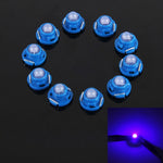 10PCS 2W T4.7 Wedge Instrument Panel LED Light Dashboard Gauge Cluster Indicator Lamp Bulb, 2W  T4.7, 2W T4.7