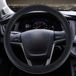 Crocodile Texture Universal Rubber Car Steering Wheel Cover For 34-48cm Wheel
