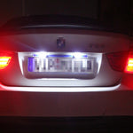 2 PCS License Plate Light with 18  SMD-3528 Lamps for Renault,2W 120LM,6000K, DC12V(White Light), For Renault