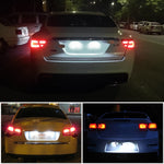 2 PCS DC 12V 3W 150LM 6000K LED License Plate Light 18LEDs SMD-3528 Bulbs Lamps for Ford Mustang 2010-2014, For Ford Mustang 2010-2014